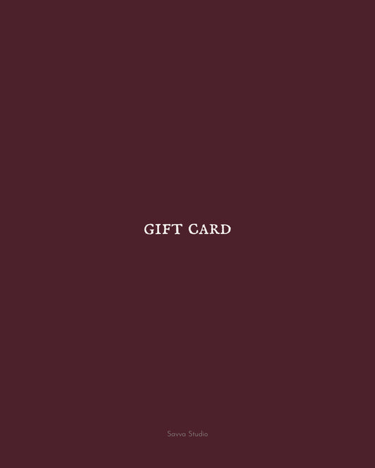 SAVVA GIFT CARD